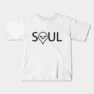 Soul being a soul typography design Kids T-Shirt